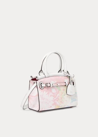 Bolsos De Mano Ralph Lauren Mujer Blancos / Rosas Multicolor - Floral Mini RL50 - GXTAR4012